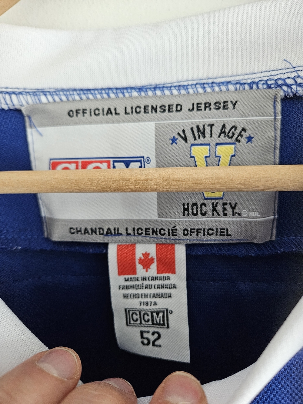 Quebec Nordiques Jersey Vintage Hockey Mens Size 52 Wendel Clark - Picture 6 of 10